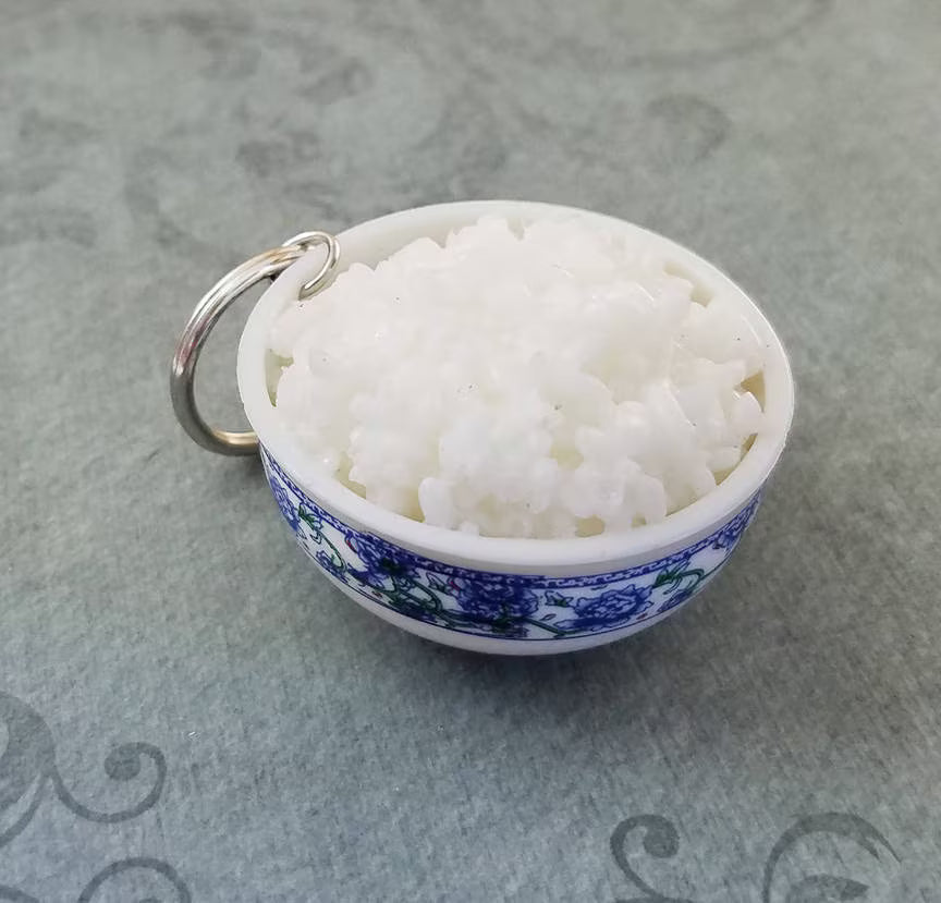 Bowl of Rice Keychain
