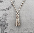 Salt & Pepper Shaker Necklace (Silver-tone)
