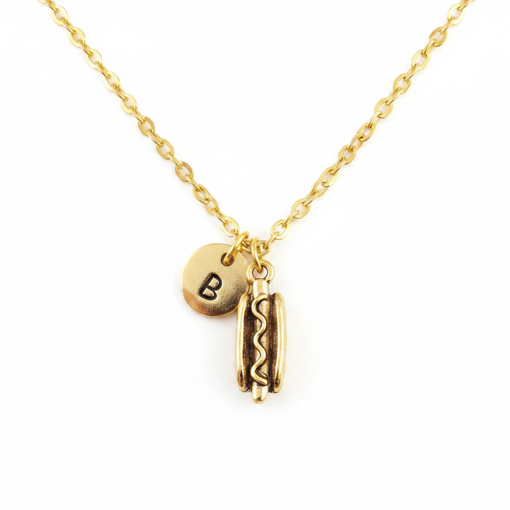 Hotdog Necklace Main Listing Photo